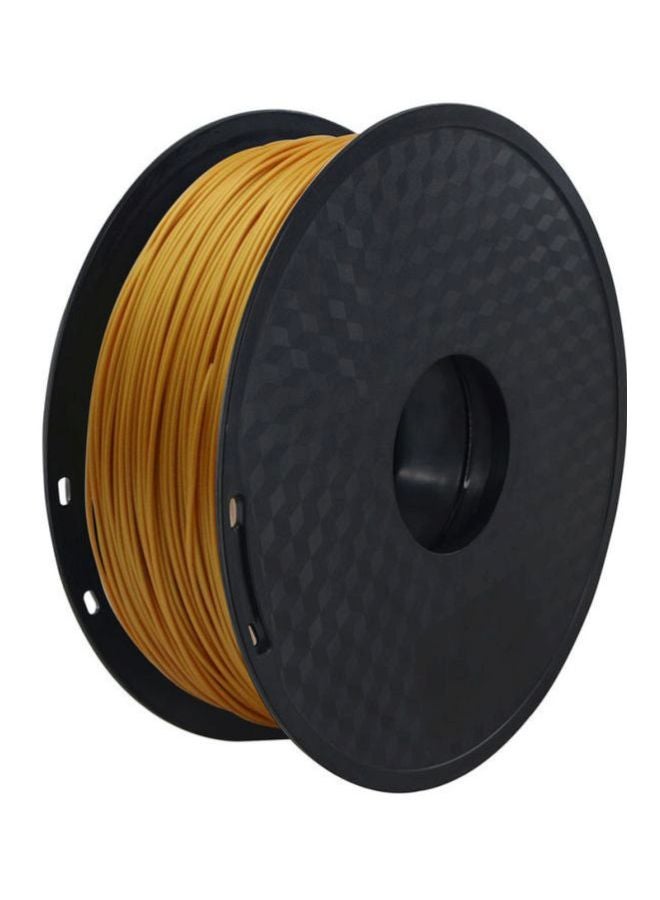 أيبيسي خيوط طباعة من حمض البولي لاكتيك للطابعة ثلاثية الأبعاد ذهبي - Image 1