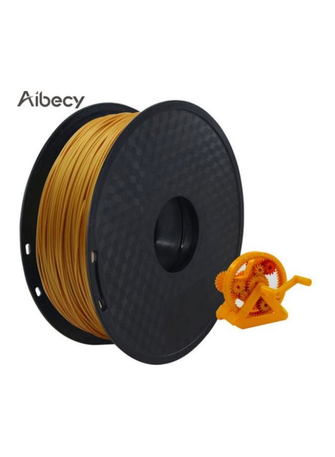 أيبيسي خيوط طباعة من حمض البولي لاكتيك للطابعة ثلاثية الأبعاد ذهبي - Image 2