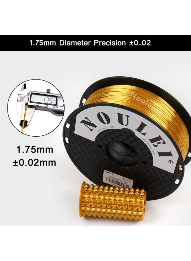 أيبيسي خيوط طباعة من حمض البولي لاكتيك للطابعة ثلاثية الأبعاد ذهبي - Image 5