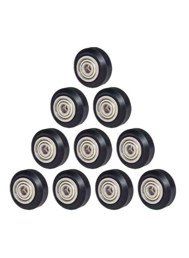 Aibecy 10-Piece POM Wheel Black/Silver/Gold  - Image 1