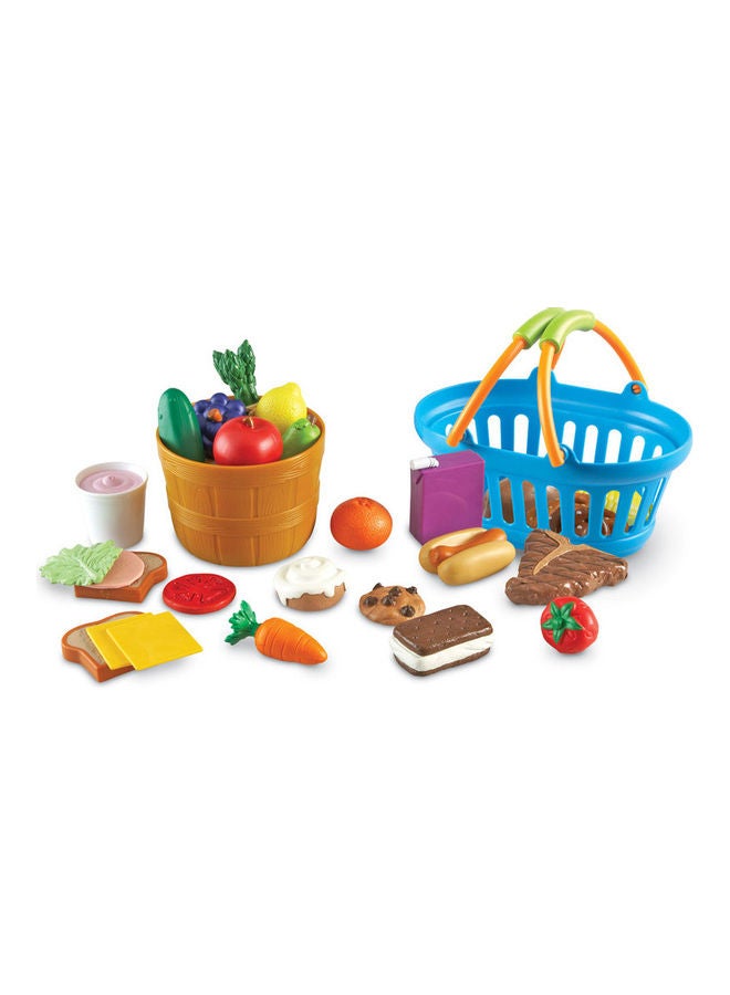 Learning Resources New Sprouts Deluxe Market Set (32-Piece, Soft Plastic & Baskets, Ages 2+) - Image 2