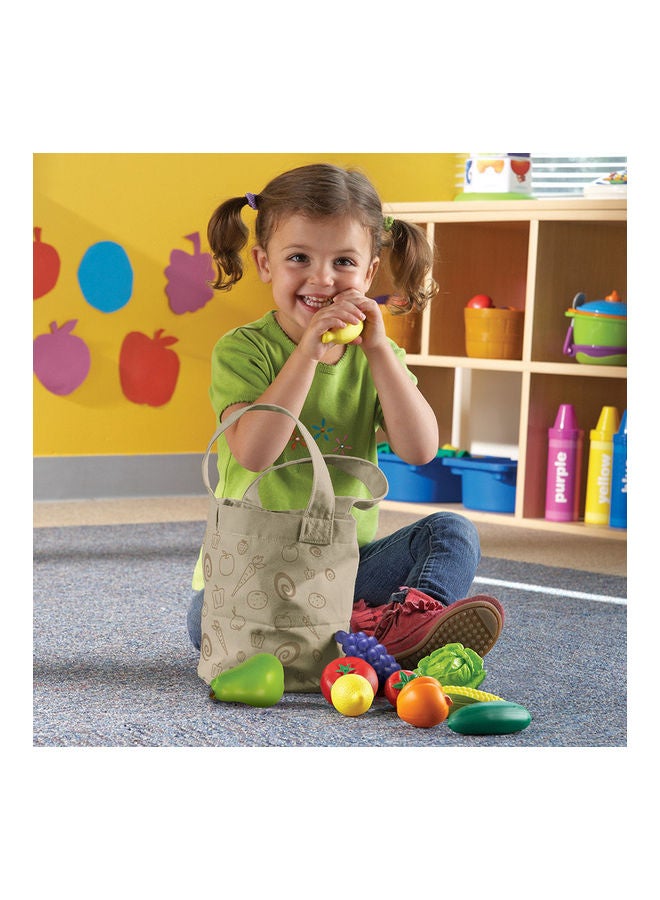 ليرننج ريسورسز طقم لعب توت فريش بيكد مكون من 17 قطعة من الفواكه والخضراوات - Image 5