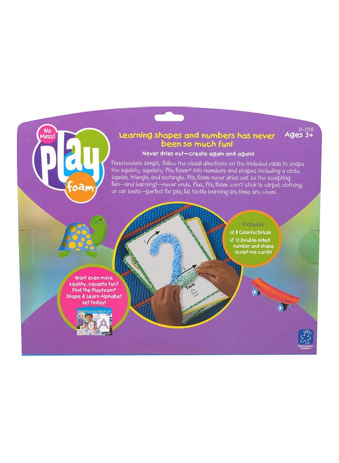 Learning Resources Playfoam Shape And Learn Numbers Set 33.27 x 5.33 x 24.89cm  - Image 3