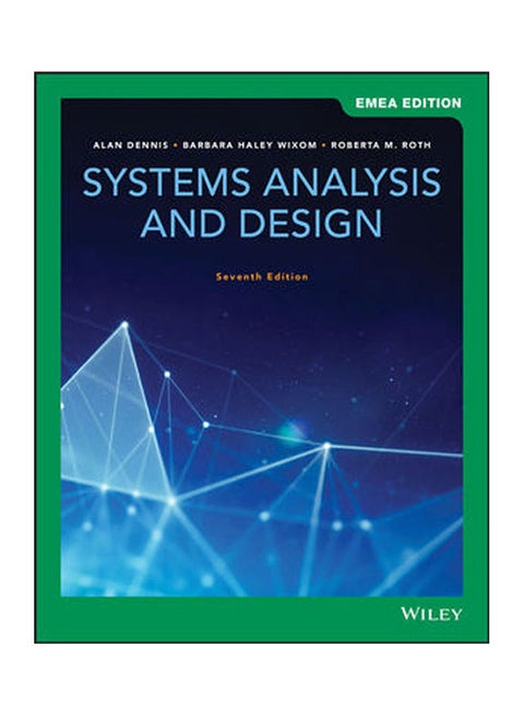 Systems Analysis And Design 7Th Edition Emea Edition Paperback English by Dennis - 38544