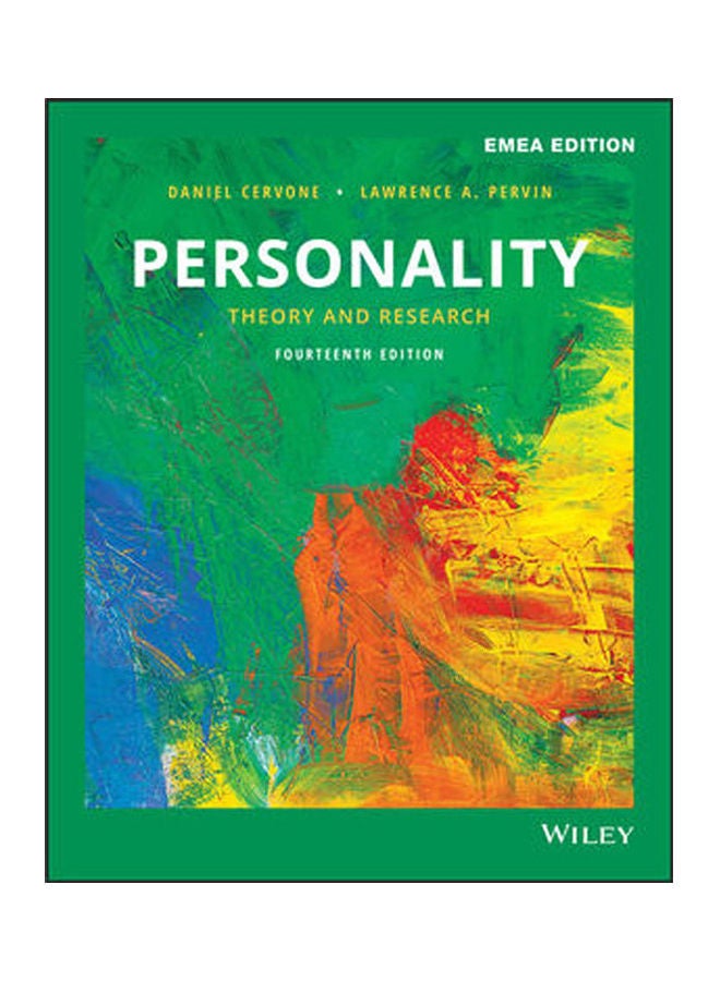 Personality- Theory And Research 14Th Edition Emea Edition Paperback English by Cervone - 2019 