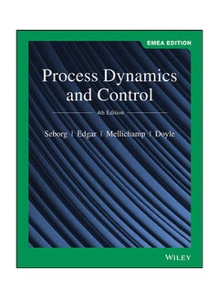 Process Dynamics And Control 4Th Edition Emea Edition Paperback English by Seborg - 2019
