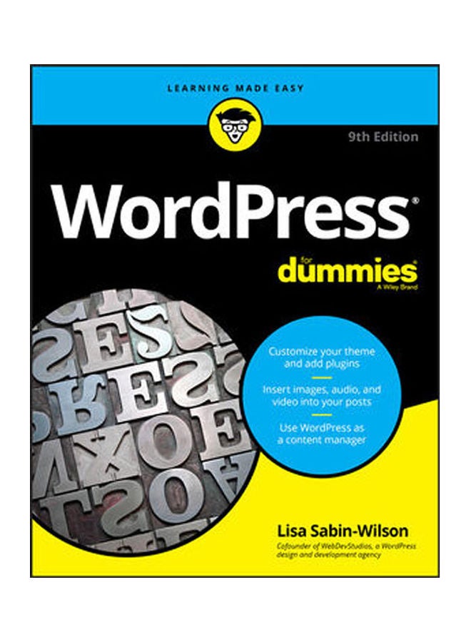 Wordpress For Dummies 9Th Edition Paperback English by Sabin-Wilson - 2021 