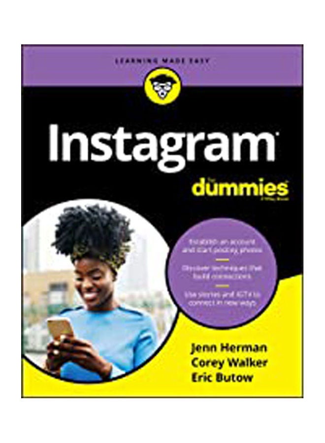 Instagram For Dummies Paperback English by Herman - 2020 