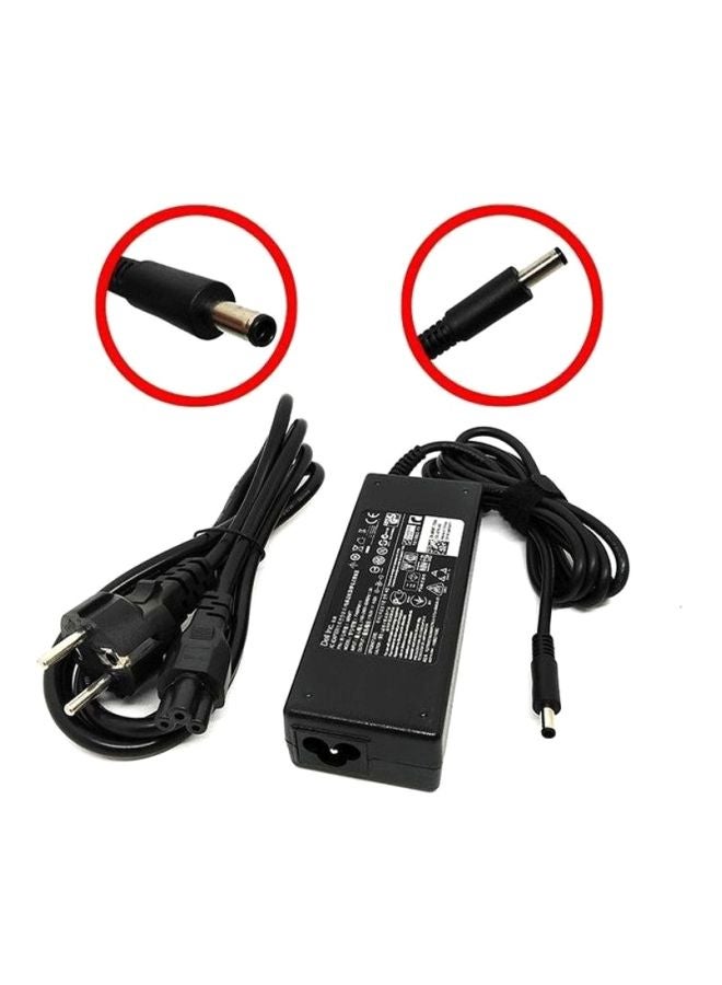DELL For Dell Adapter Power Charger Laptop 195V 462A  90W-Dc Size 45   30 Mm Black - Image 2