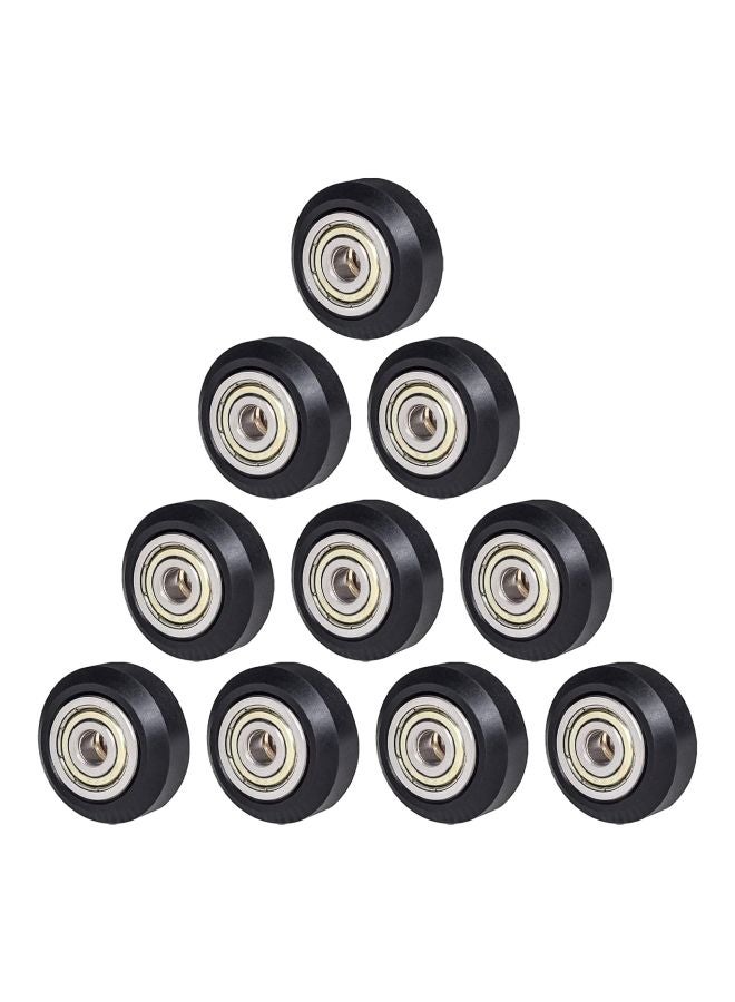 Aibecy 10-Piece Pulley Wheel For 3D Printer Black/Silver  - Image 1