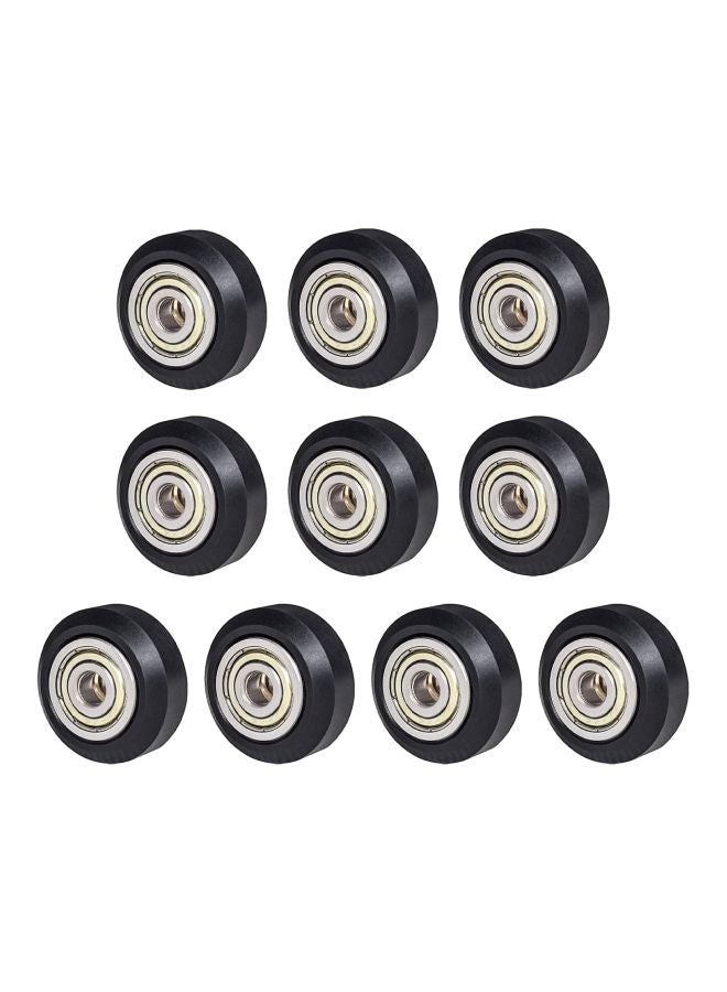 Aibecy 10-Piece Pulley Wheel For 3D Printer Black/Silver  - Image 3