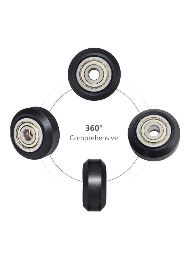 Aibecy 10-Piece Pulley Wheel For 3D Printer Black/Silver  - Image 4