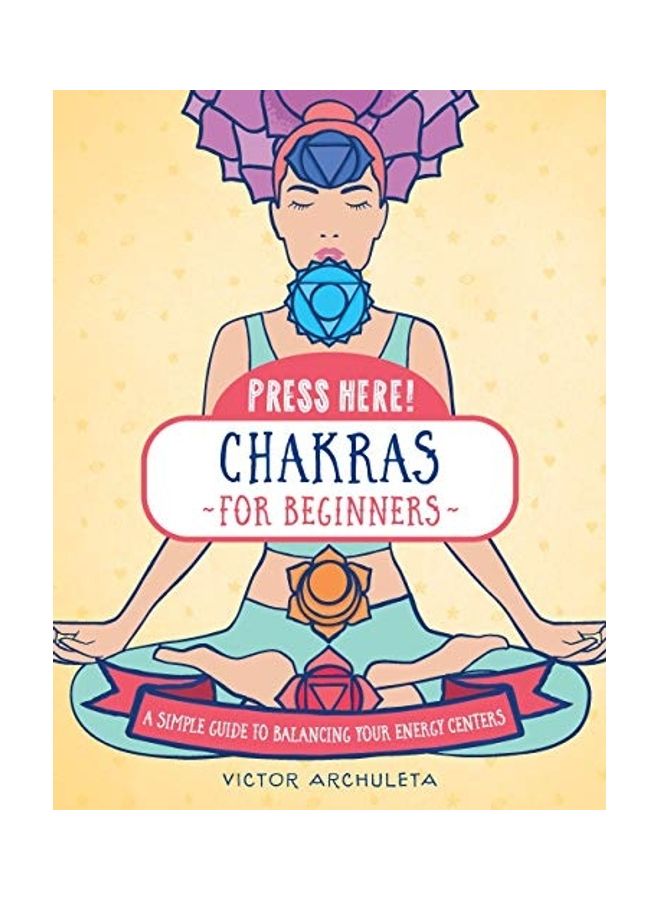 Press Here Chakras For Beginners hardcover english 