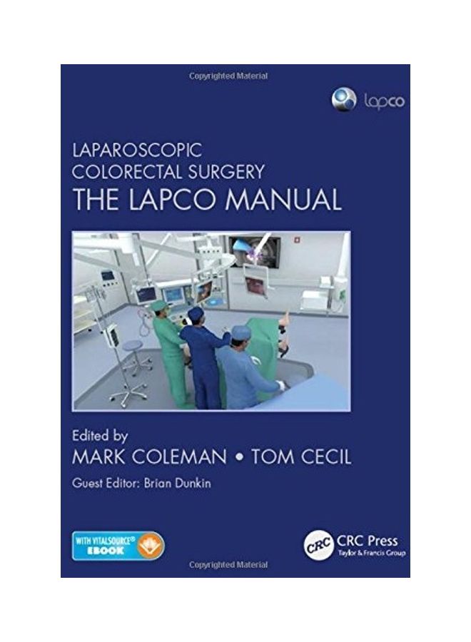 Laparoscopic Colorectal Surgery The Lapco Manual hardcover english 