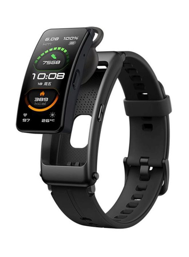 هواوي ساعة ذكية توكباند B6 ‏2 في 1 بسماعة أذن قابلة للفصل لهواتف أندرويد و iOS جرافيت أسود - Image 2