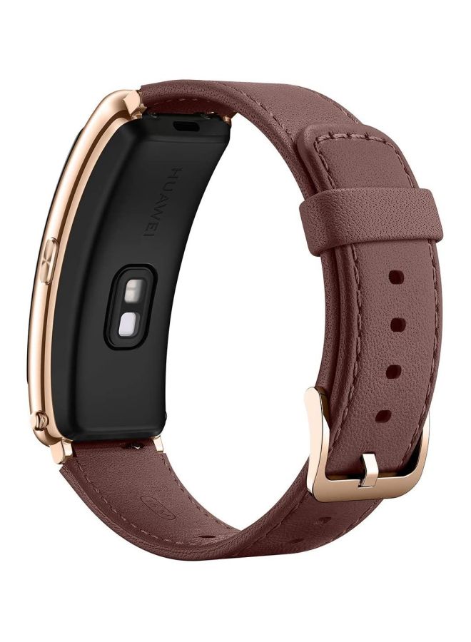 هواوي ساعة ذكية توكباند B6 ‏2 في 1 بسماعة أذن قابلة للفصل لهواتف أندرويد و iOS موشا بلون بني - Image 2