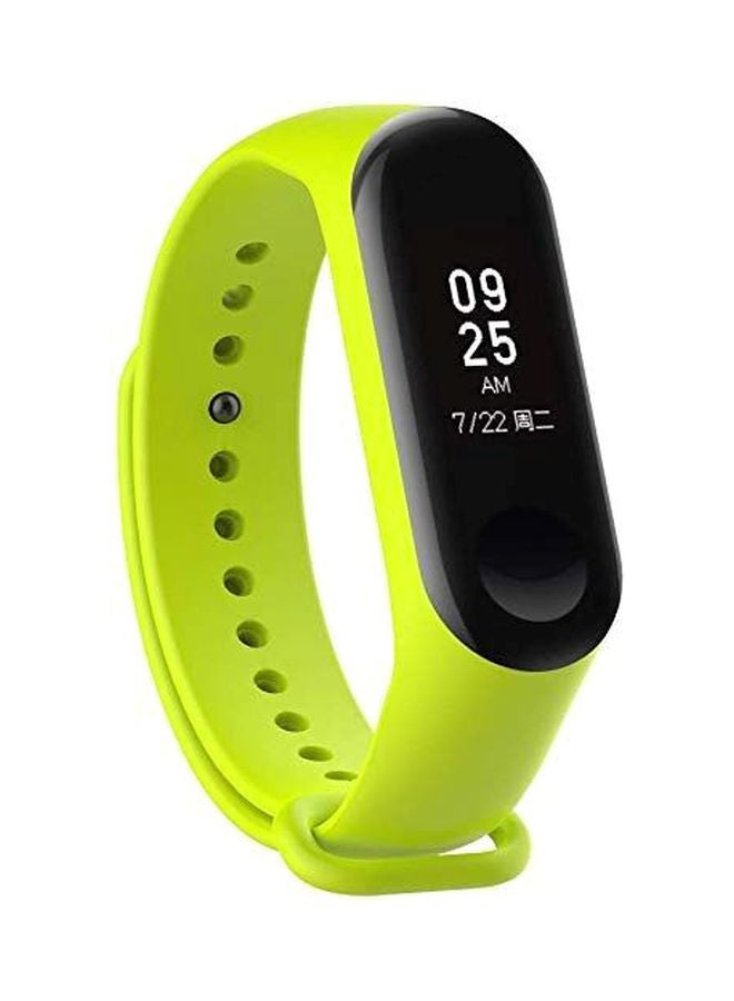 MARGOUN Replacement Strap For Xiaomi Mi Band 3 With USB Charger Cable Green/Black - Image 4