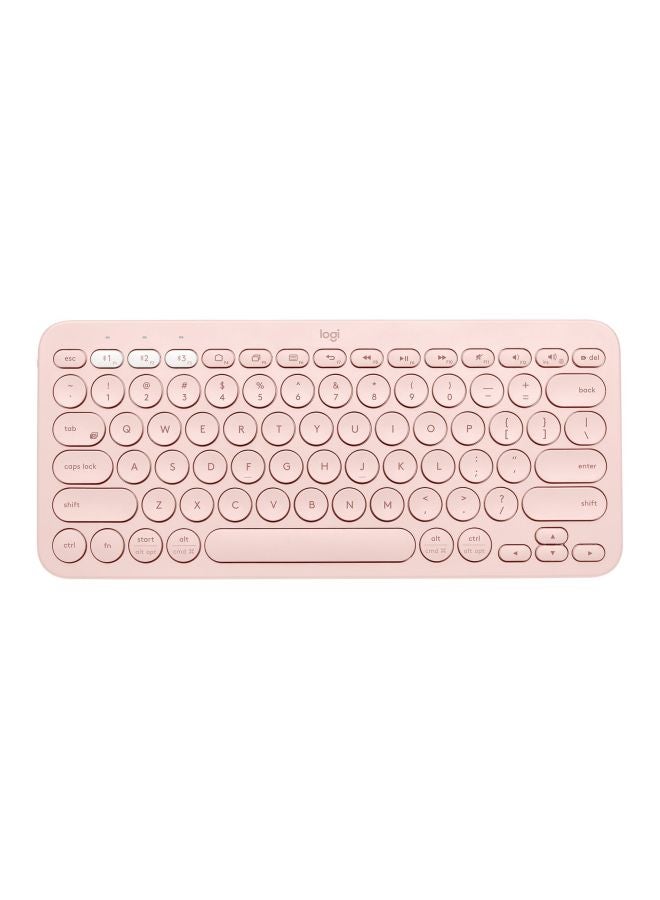 Logitech - K380 Wireless Keyboard Pink - Image 1