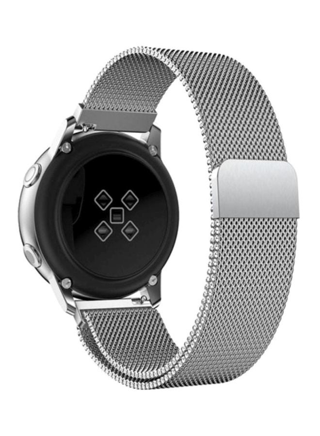 MARGOUN - Replacement Band For Samsung Galaxy Watch Active/Active 2 40/44 mm silver - Image 1