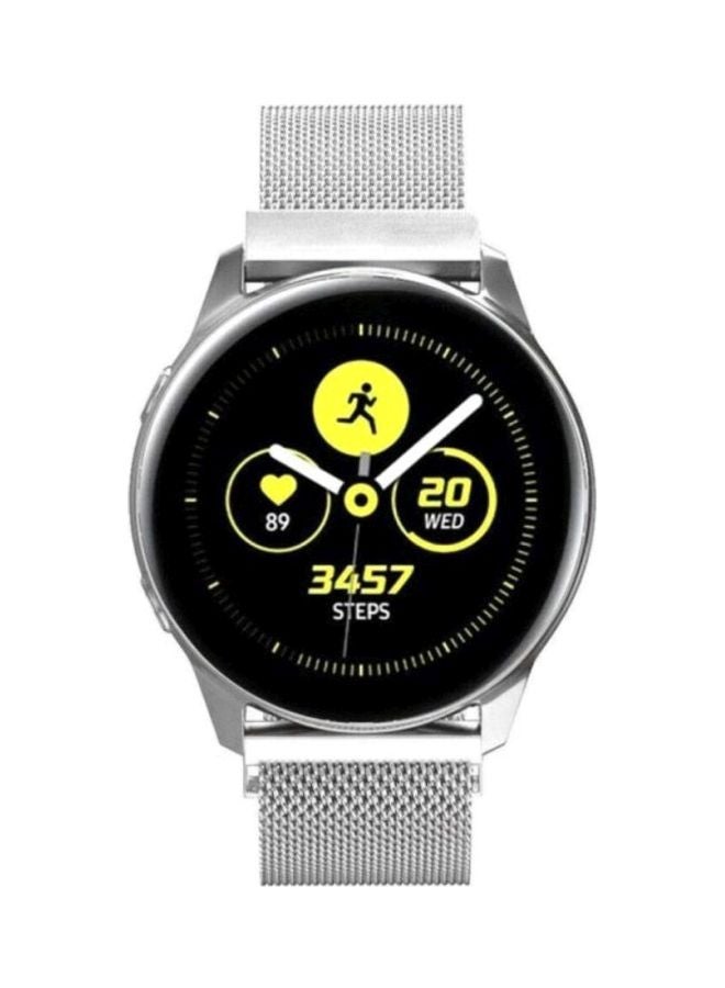 MARGOUN - Replacement Band For Samsung Galaxy Watch Active/Active 2 40/44 mm silver - Image 1