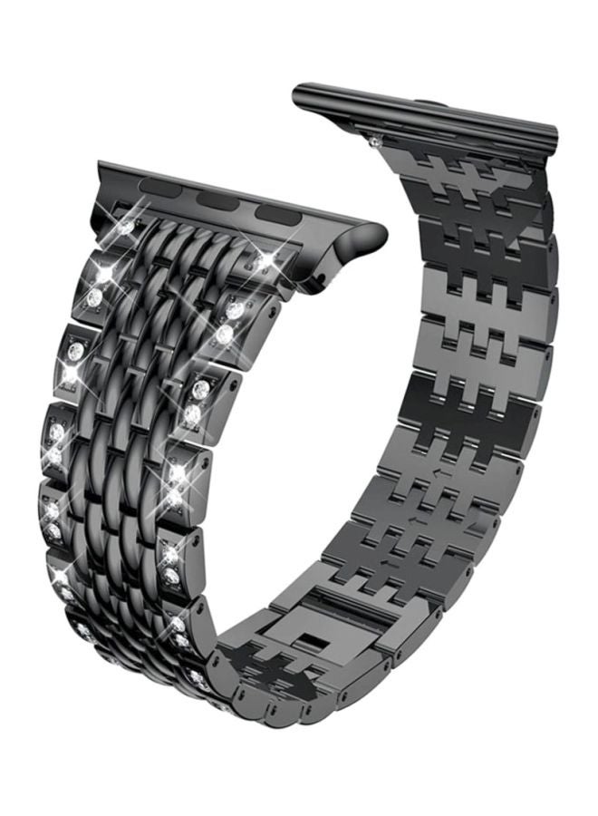 Voberry Replacement Band For Apple Watch Series 1/2/3 38mm Black - Image 1