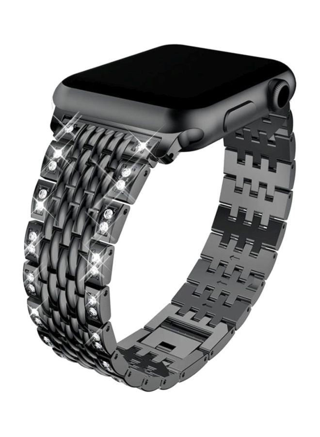 Voberry Replacement Band For Apple Watch Series 1/2/3 38mm Black - Image 4