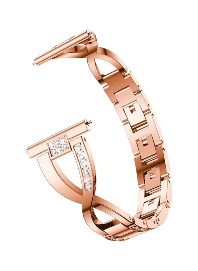 Voberry Replacement Strap Wrist Band For Samsung Galaxy Watch 42/40/44mm Rose Gold - Image 2