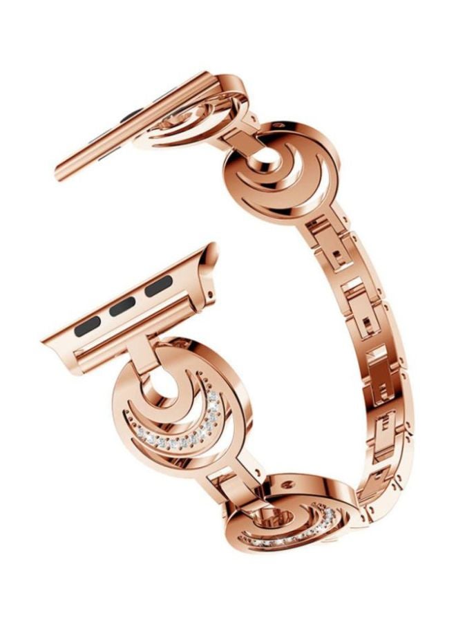 Voberry - Replacement Band For Apple Watch Series 4 40mm Rose Gold - Image 1