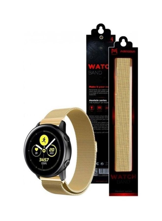 Replacement Band For Samsung Galaxy Watch Active/Active 2 40/44 mm gold