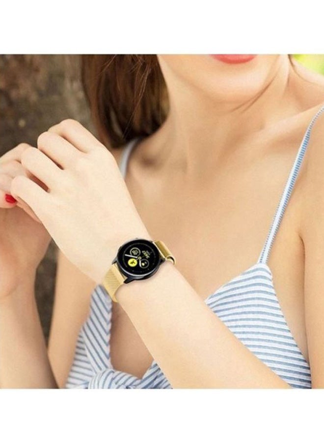 Replacement Band For Samsung Galaxy Watch Active/Active 2 40/44 mm gold