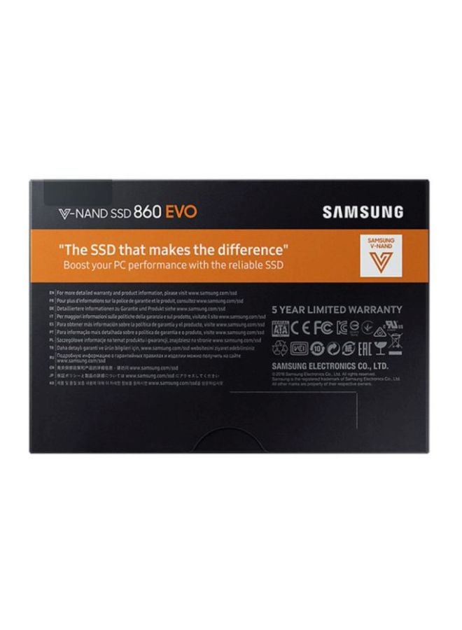 Samsung - 860 EVO SATA III Internal SSD Black - Image 1