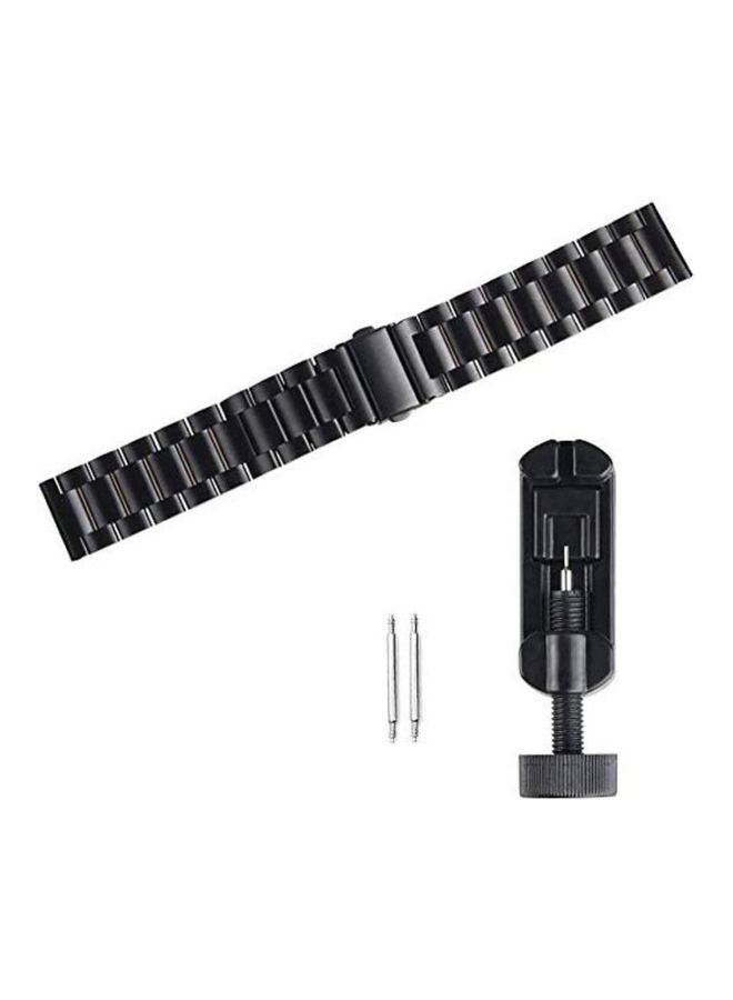 S-Color Replacement Band For Huawei Watch GT 2 Pro Black - Image 3