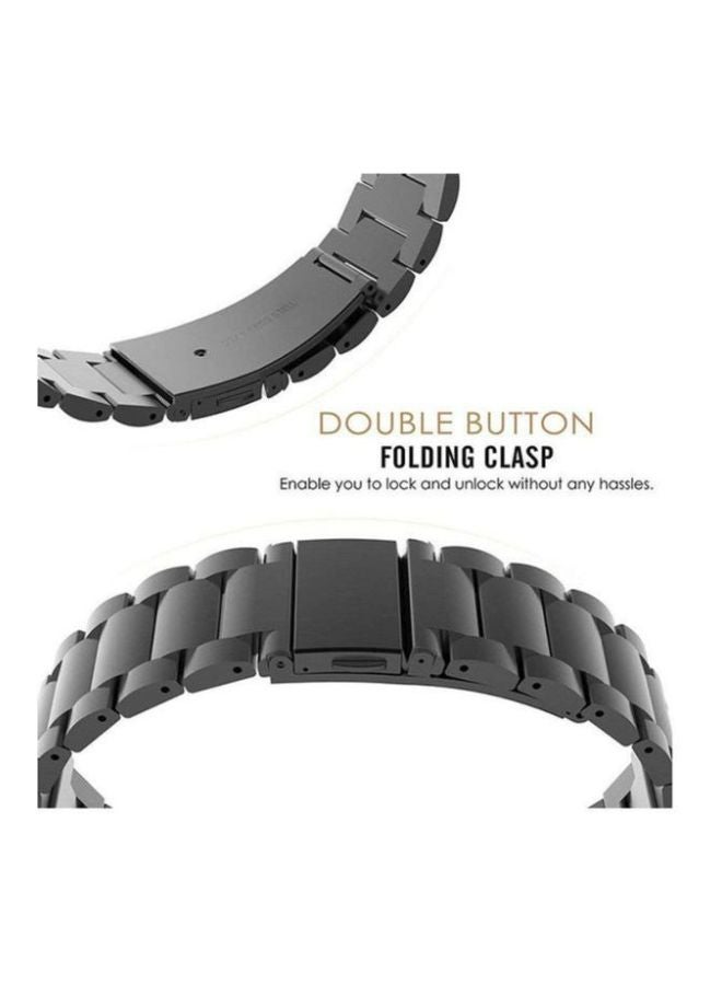 S-Color Replacement Band For Huawei Watch GT 2 Pro Black - Image 4