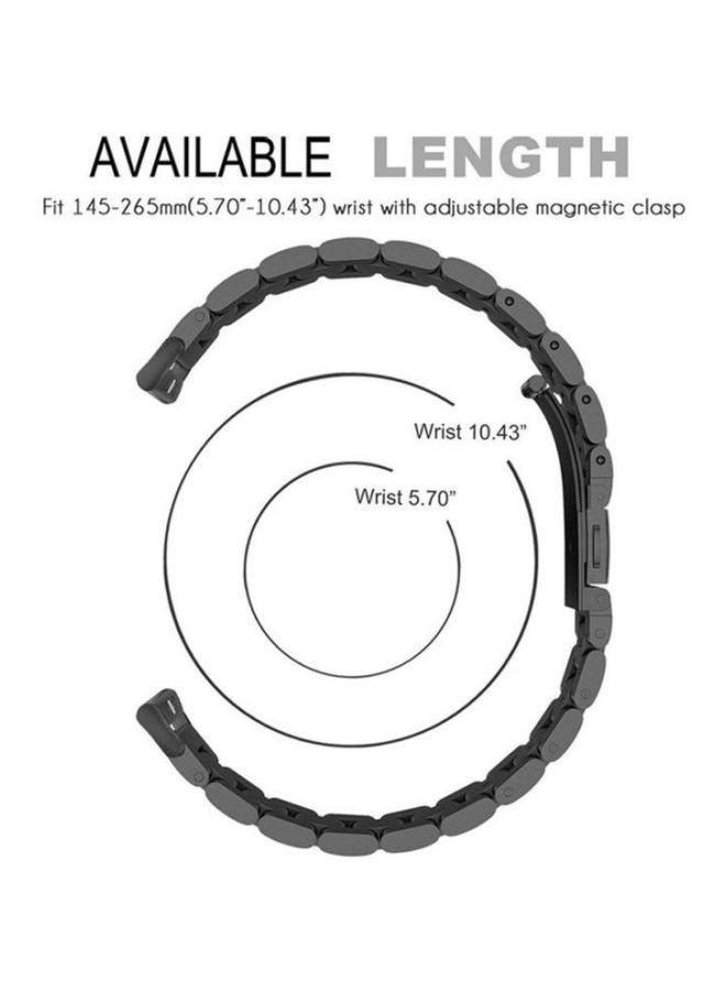 S-Color Replacement Band For Huawei Watch GT 2 Pro Black - Image 5