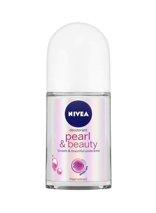 نيفيا مجموعة مزيل عرق بيرل آند بيوتي ببكرة دوارة مكونة من 3 قطع 50ملليلتر - Image 2