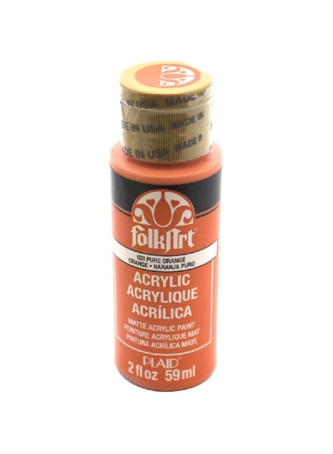 PLAID FolkArt Acrylic Paint Orange