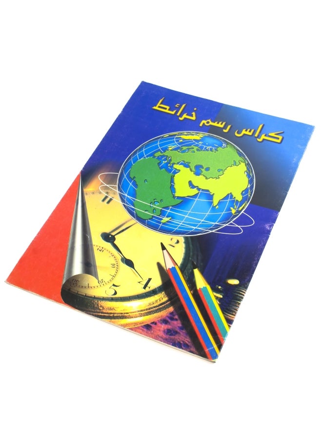 Drawing Pad Map  Sheets White