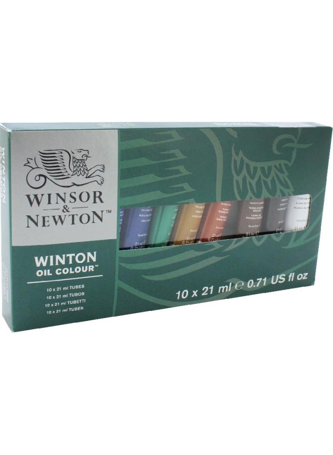 WINSOR & NEWTON Winton Basic Oil Color Paint Set Multicolour 
