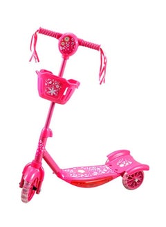 AGD 3-Wheel Front Basket Pattern Kick Scooter 