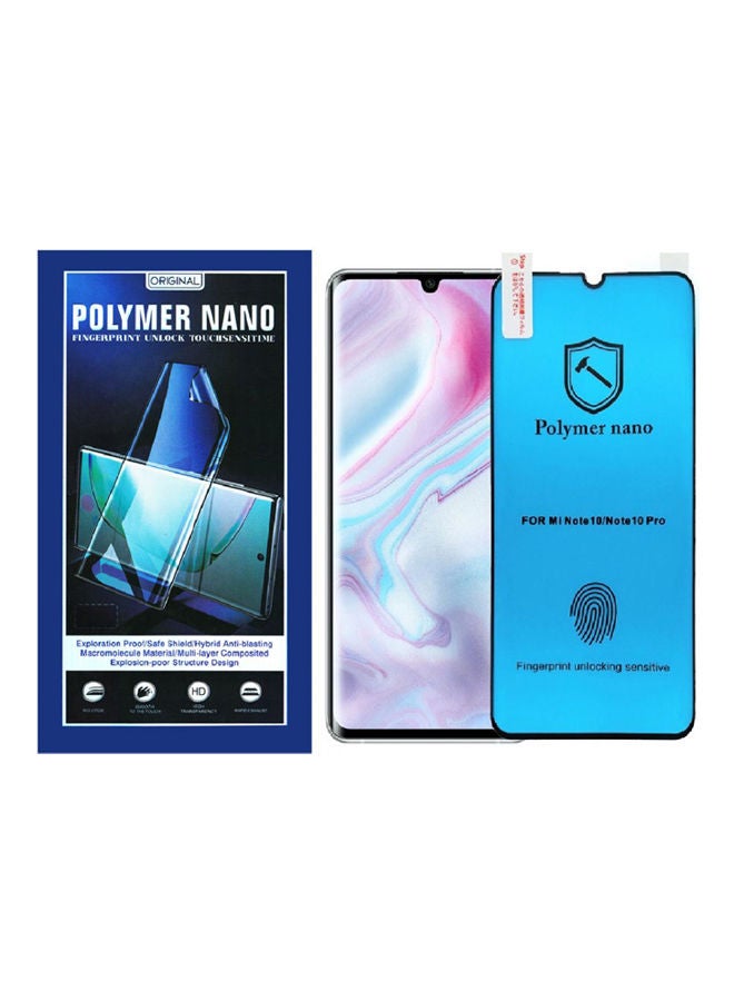 For Xiaomi Mi Note 10 / Note 10 Pro / Note 10 Lite Anti-Shock 2.5D Nano Curved Polymer Screen Protector Matte Unbreakable Shock And Fingerprint Clear