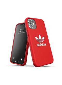 Adidas Protective Case Cover For Apple iPhone 12 Mini Scarlet Red/White  - Image 4
