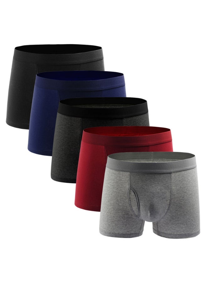Generic - 5-Piece Breathable Boxers Set Multicolour - Image 1