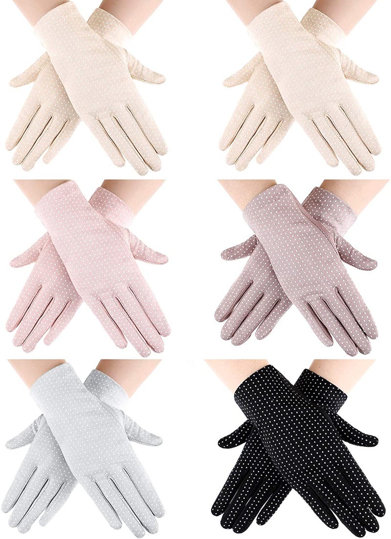 XiuWoo - 6 Pair Casual Printed Gloves Multicolour - Image 1