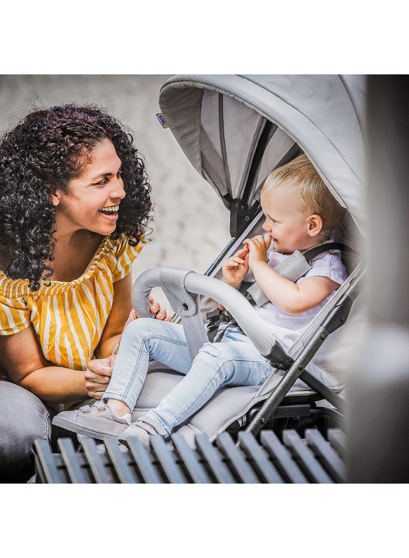 hauck - Rapid 4S Foldable Stroller For Newborn - Lunar Stone - Image 1