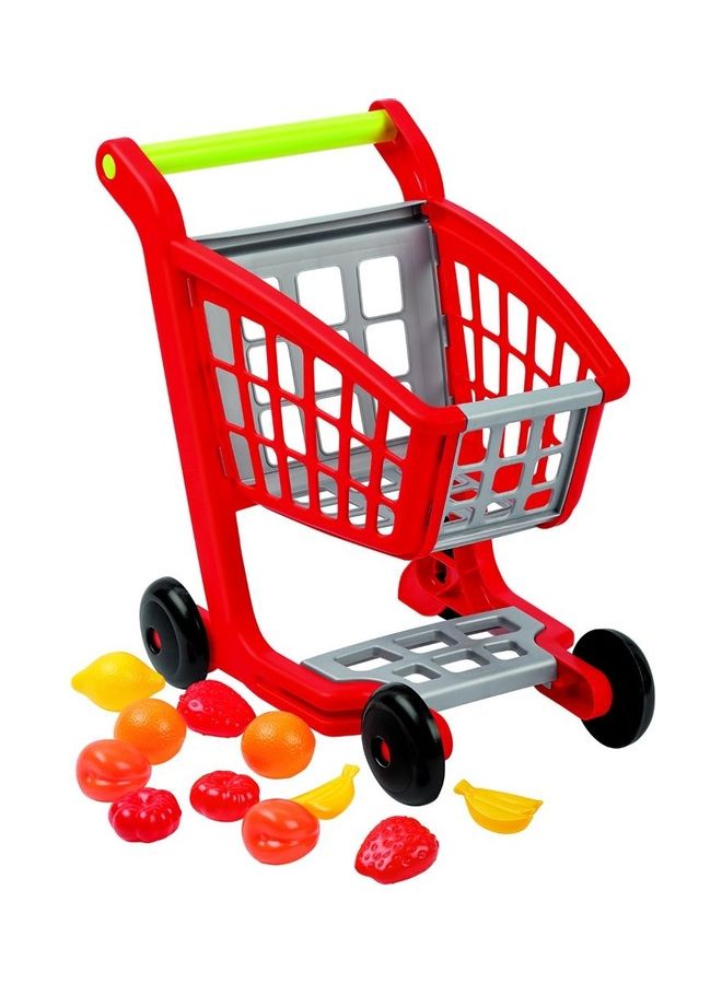 ecoiffier 12-Piece Chef Garnished Supermarket Trolley Play Set - Image 2