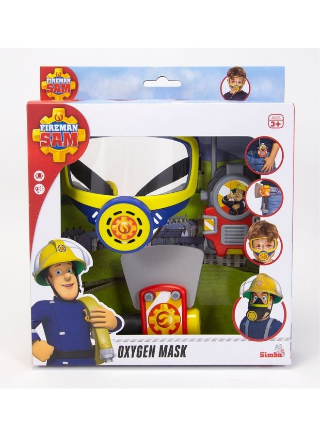 Simba 3-Piece Fireman Sam Fireman Oxygen Mask Set - Image 1