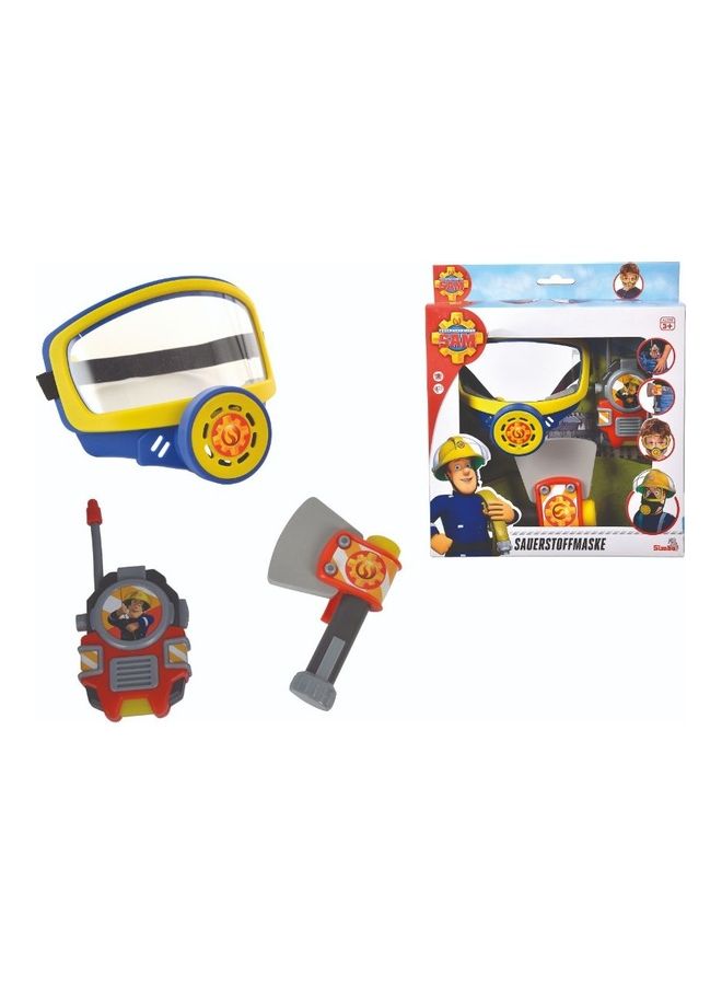 Simba 3-Piece Fireman Sam Fireman Oxygen Mask Set - Image 2