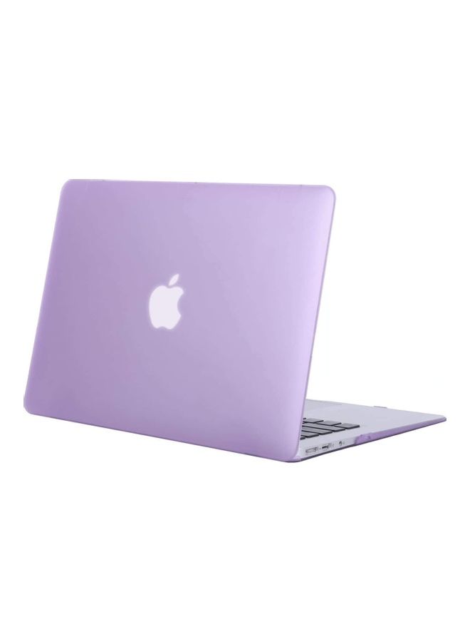 Hard Case And Keyboard Cover For Apple MacBook Pro 13-Inch Purple/Black - Image 2
