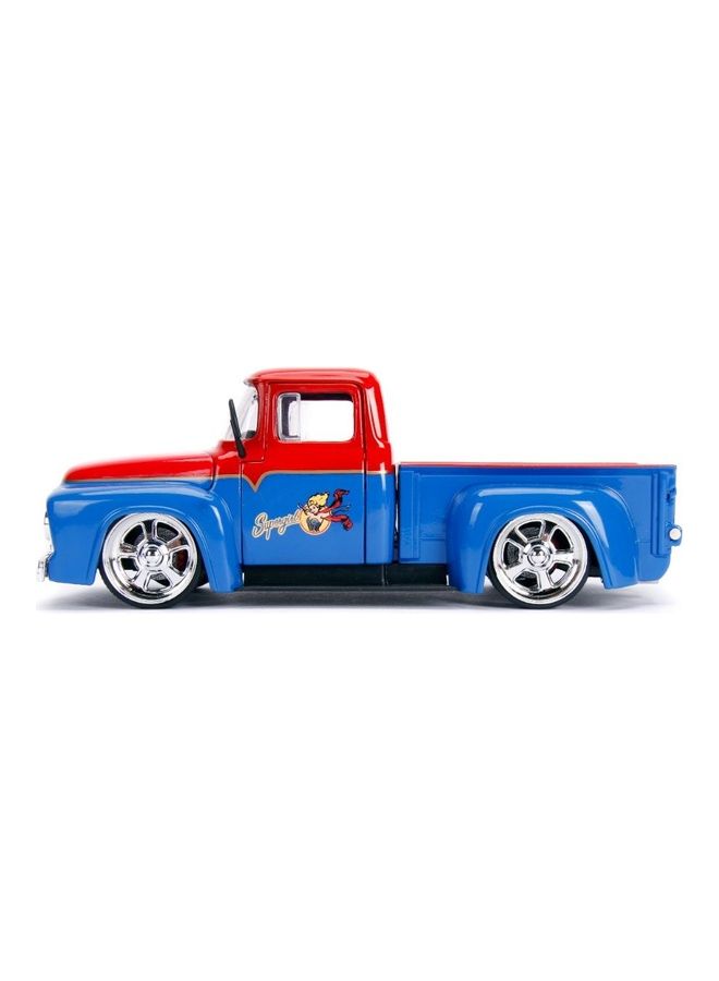 JADA Supergirl & 1956 Ford F100 Pickup Toy - Image 4