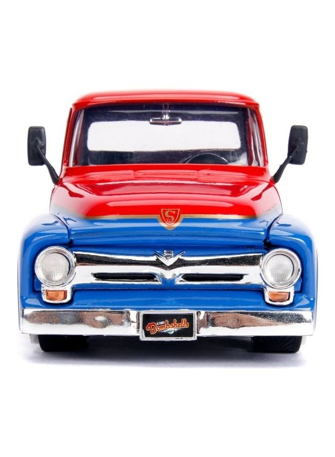 JADA Supergirl & 1956 Ford F100 Pickup Toy - Image 5